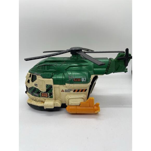 Matchbox Cloud Chopper On A Mission Mattel Die Cast Vehicle Green Alpha 0551 E - Picture 4 of 10